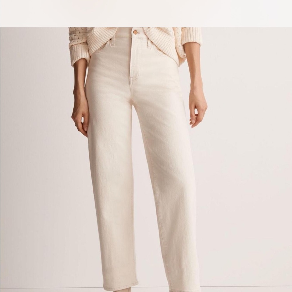 Madewell Cream Women's Jeans ankle length